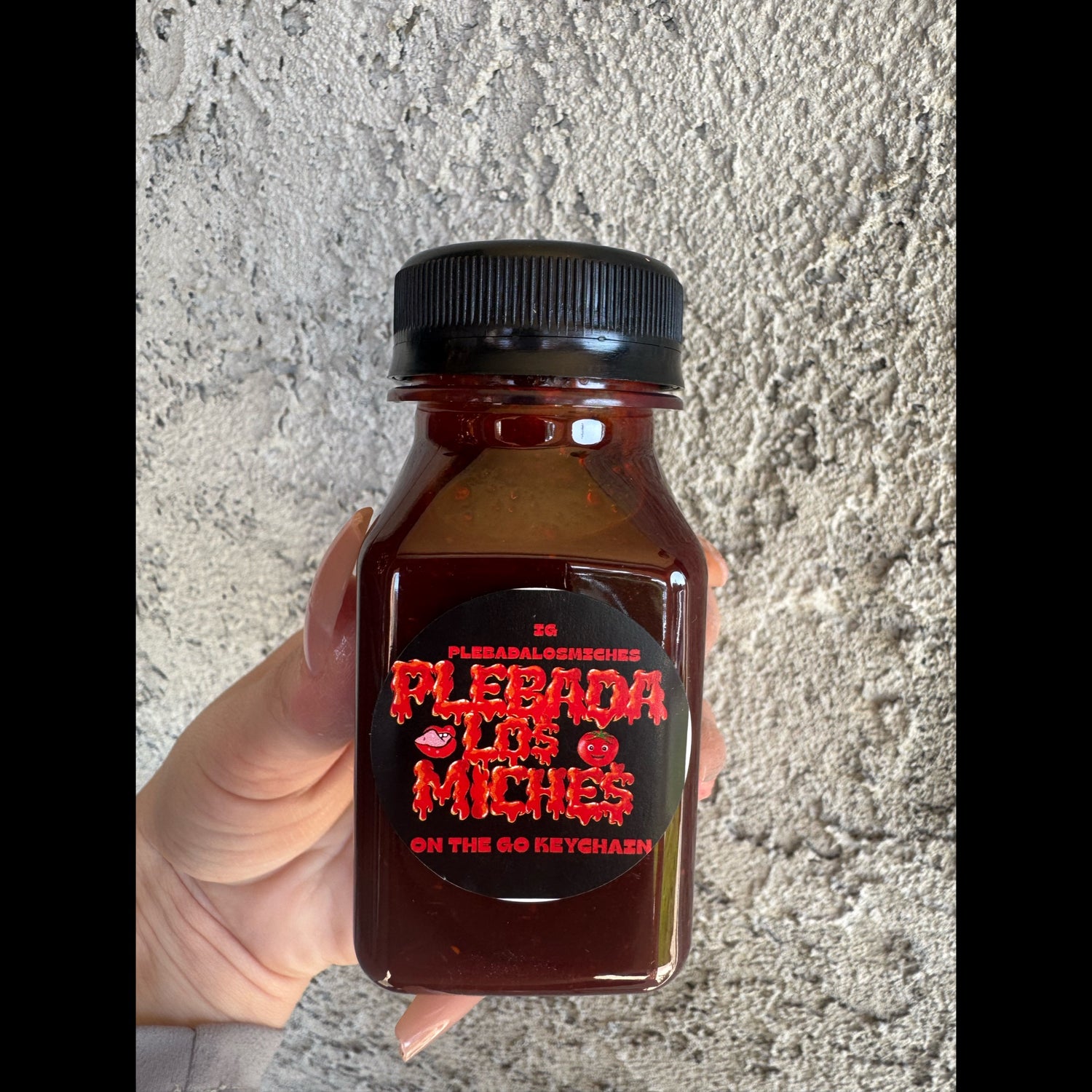 Plebada Chamoy bottle spicy tamarindo with our secret spices 🌶️🌶️